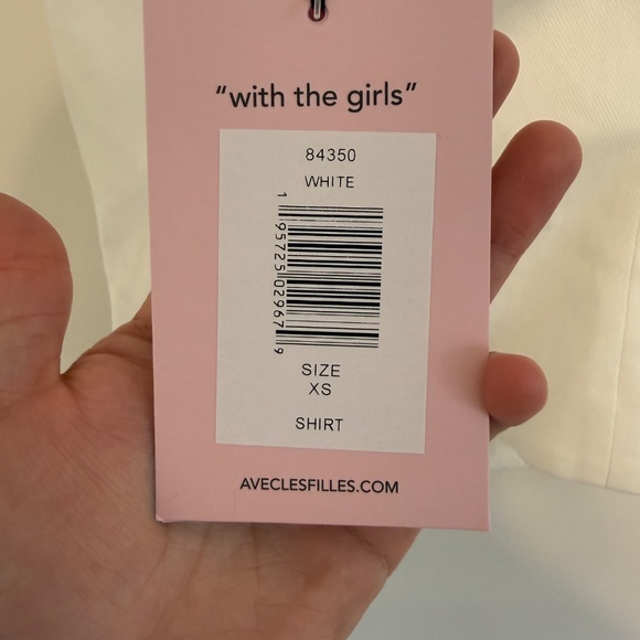 Avec Les Filles Womens White Denim Sweetheart Neckline Button Up Vest Top XS - Picture 6 of 12